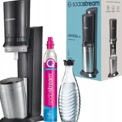 Saturator SodaStream Crystal 3.0 QuickConnect Czarny Jedna Butelka