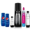 Saturator SODASTREAM Terra Megapack QC Czarny - 3 butelki + gaz