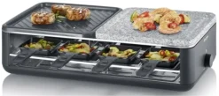 Severin RG 2366 grill raclette 8 os. 1300 W Czarny