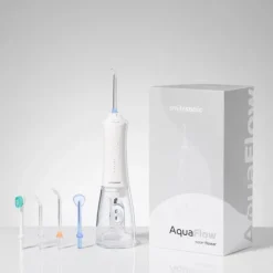 Smilesonic AquaFlow WHITE irygator bezprzewodowy z 5 końcówkami