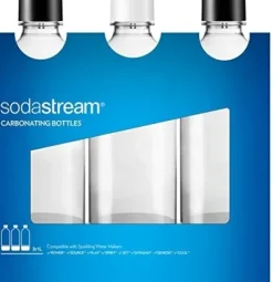 SodaStream 2260525 zestaw 3 butelek o pojemności 1 l do ekspresów do napojów gazowanych 2260525