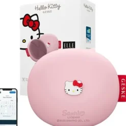Szczoteczka do czyszczenia twarzy 3w1 z uchwytem Geske z Aplikacją (Hello Kitty różowy)