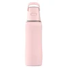 Szklana Butelka Filtrująca Dafi GLASS SiliconeFit 0,6 Baby Pink z Filtrem