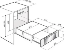 Szuflada grzewcza De Dietrich DWD7400B