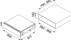Szuflada grzewcza Franke FS DRW 14 BK
