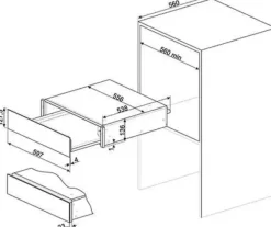 Szuflada grzewcza Smeg CPR915P