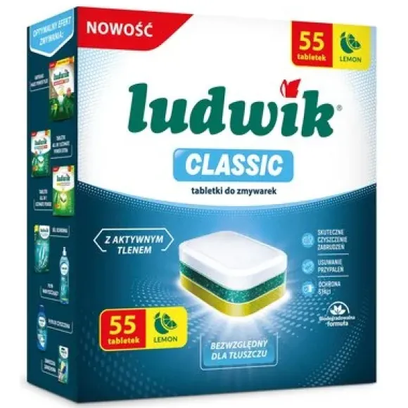 Tabletki do zmywarek LUDWIK Classic 55 szt.