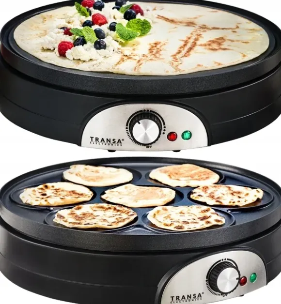 Transa Electronics DualPancake Duża Naleśnikarka Dwustronna 1500W