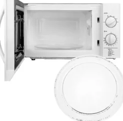Uniwersalna płyta szklana gramofonu mikrofalowego z uchwytem, 245mm / 24.5cm / 9.65in A