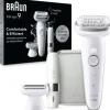 Wodoodporny Depilator Braun Silk-epil 9 9-341 Do 50 Min Face Mini