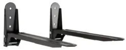 4World Uchwyt do kuchenki mikrofalowej ścienny udźwig 20kg - czarny 07536-BLK