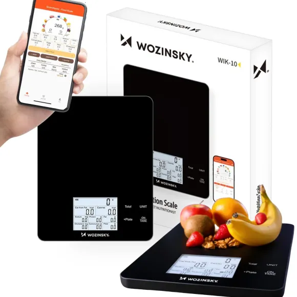 Wozinsky WIK-10 inteligentna z wyświetlaczem cyfrowym Bluetooth aplikacja Czarna