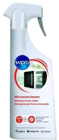 WPRO mwo111 środek do czyszczenia kuchenki mikrofalowej akcesoria/kuchenka mikrofalowa/skutecznie usuwa osady tłuszczu i zapachy, 500 ML 8015250441185