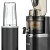 Wyciskarka wolnoobrotowa 4Swiss BM202 black + blender NB102