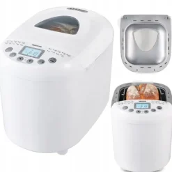 Wypiekacz Do Chleba Biały 550W 19 Programów Automat Do Dżemów Owsianek