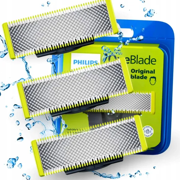 3x PHILIPS ONE BLADE OSTRZA ORYGINALNE OSTRZE ONEBLADE QP2520 QP2530 QP6541
