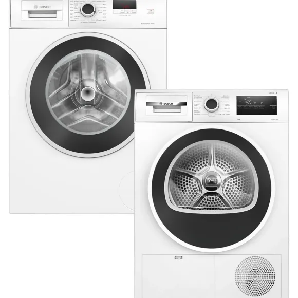 Zestaw AGD Bosch Pralka WGE02209PL 7kg + Suszarka WTH8627GPL 8kg