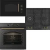 Zestaw AGD do zabudowy Gorenje Piekarnik BOS67371CLB+ Płyta gazowa GW6D42CLB+ Mikrofalówka BM235 CLB