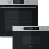 Zestaw AGD do zabudowy Whirlpool Piekarnik elektryczny z OMK58HR0X + Kuchenka mikrofalowa MBNA900X