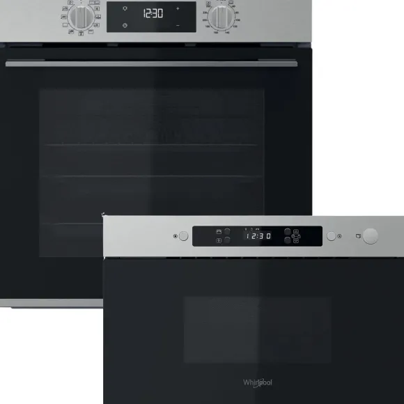 Zestaw AGD do zabudowy Whirlpool Piekarnik elektryczny z OMK58HR0X + Kuchenka mikrofalowa MBNA900X
