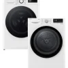Zestaw AGD LG Pralka F4W11500W 11kg + Suszarka RC80V5AV5N 8kg