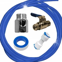 Zestaw Podłączenia Wody 1/2″ do Lodówki SAMSUNG Filtr Wąż Złączki Wodne